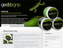 Tablet Screenshot of geckogrip.net.au